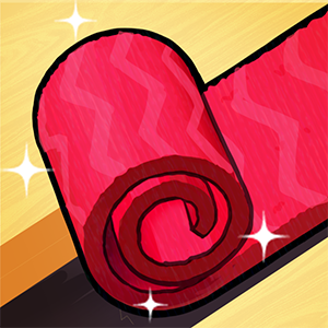 カーペットを巻く